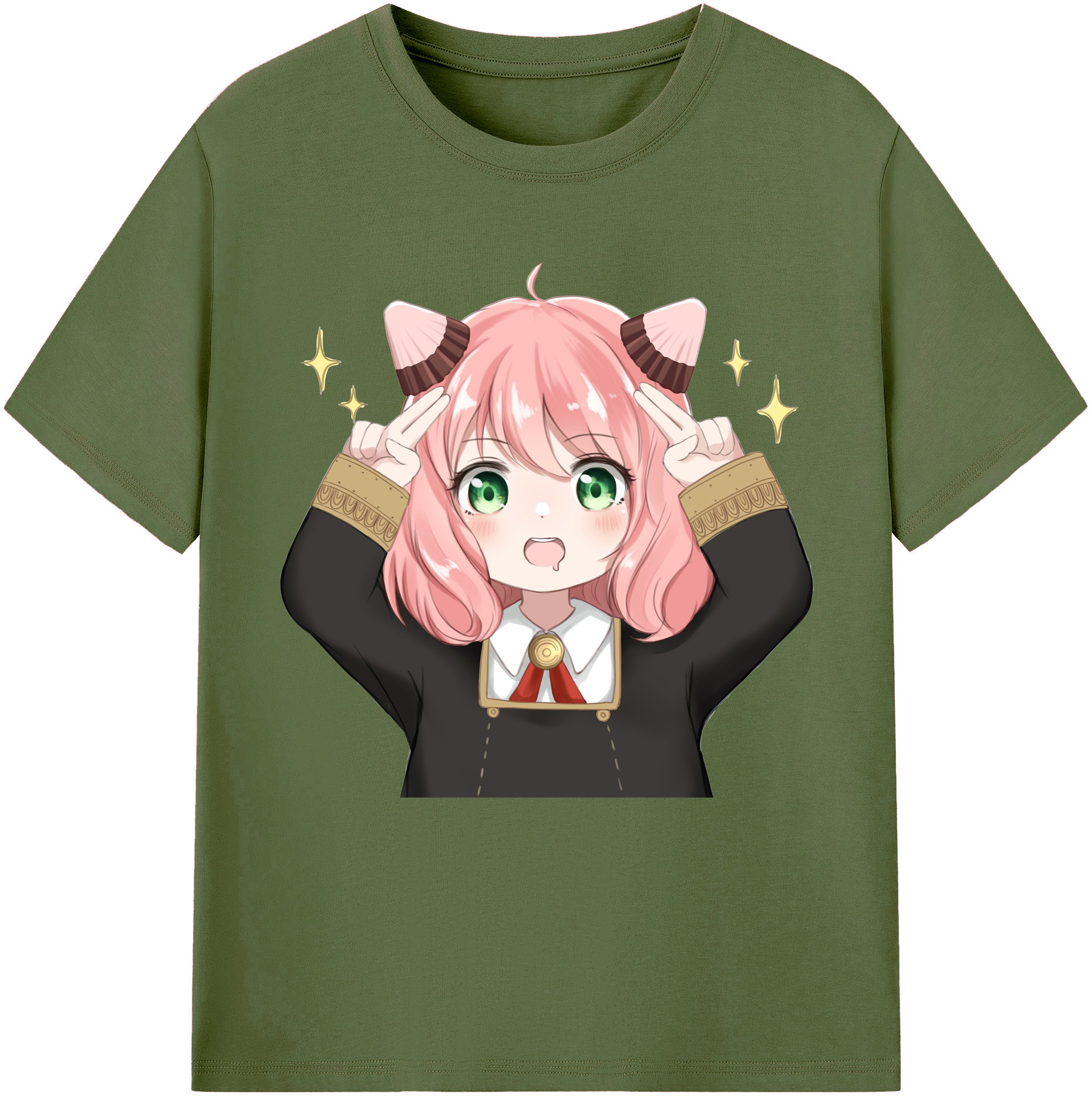 （画像用） SPY×FAMILY间谍家家酒 綿100％半袖Tシャツ（フロントプリント）